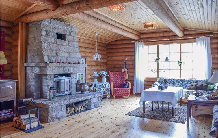 Ferienhaus für 6 Personen mit Terrasse in Allgunnen, Högsby