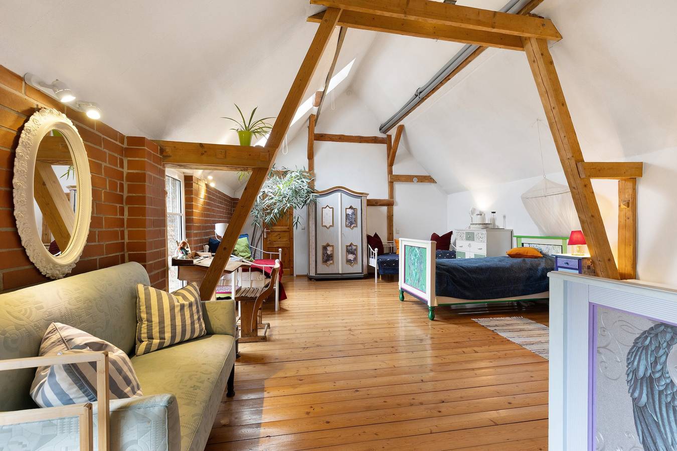 Finca 'Gottsdorf' mit privater Terrasse und Gemeinschaftsgarten in Nuthe-Urstromtal, Teltow-Fläming