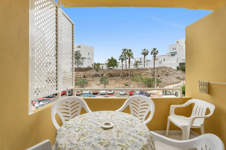 Apartamento para 3 personas, con Balcón además de Jardín y Piscina para niños en Puerto Colon