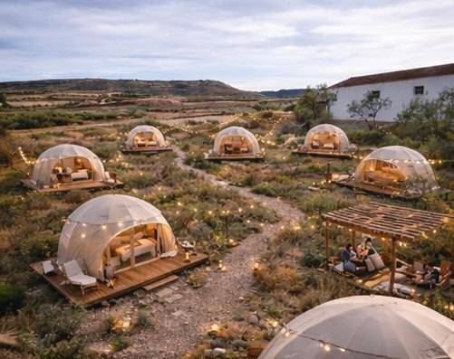 Camping für 2 Personen, mit Terrasse und Whirlpool sowie Garten in Kastilien-La Mancha - 2