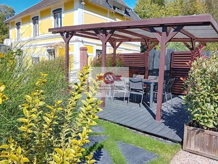 Cottage pour 2 personnes, avec jardin et vue à Bonnebosq