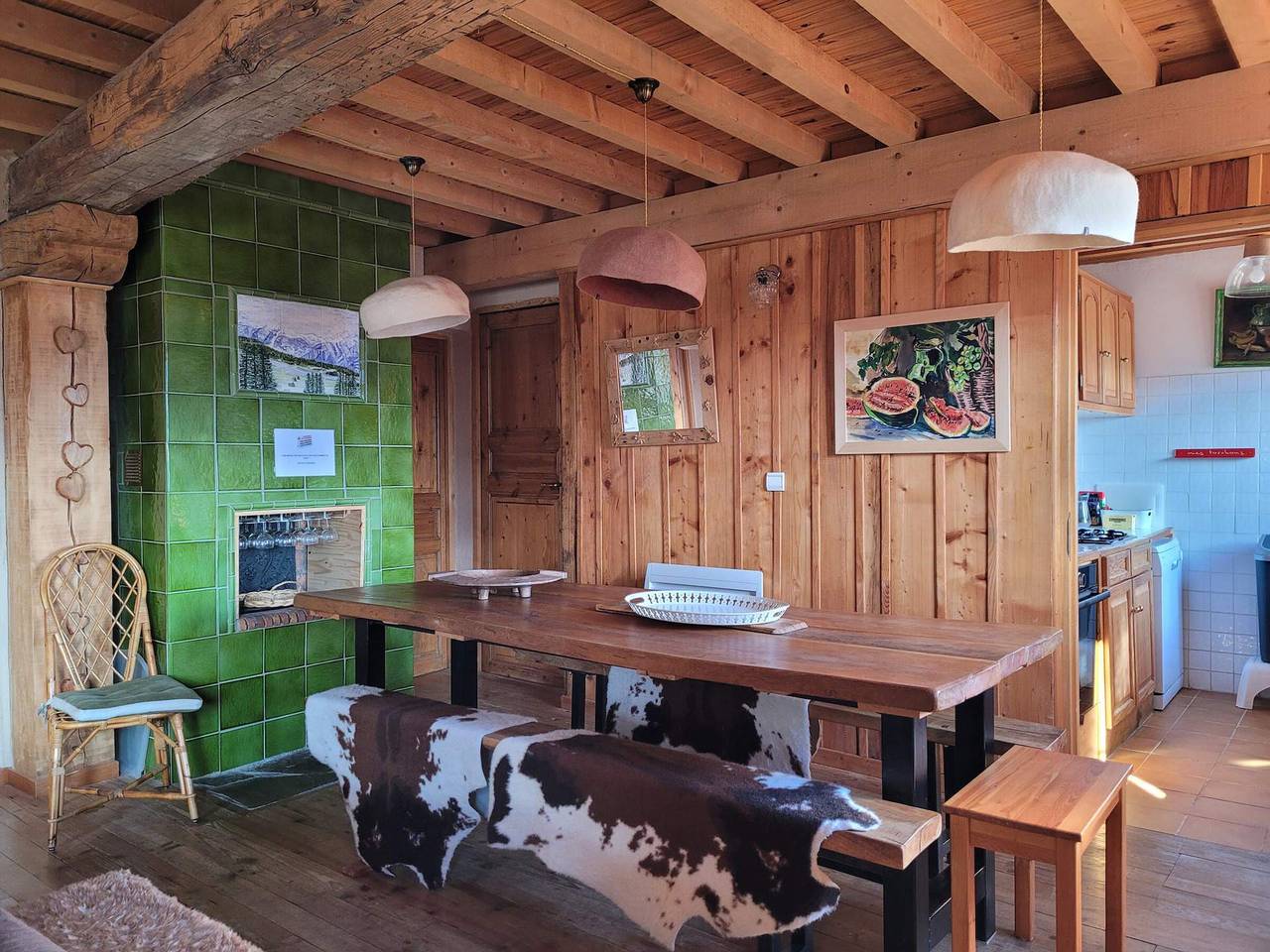 Chalet rustique à Pra-Loup pour 10 pers, grande terrasse & cuisine équipée in Pra-Loup (station de ski), Pra-Loup