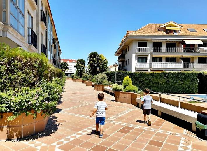 Apartamento de vacaciones para 4 personas, con piscina y jardín - 1