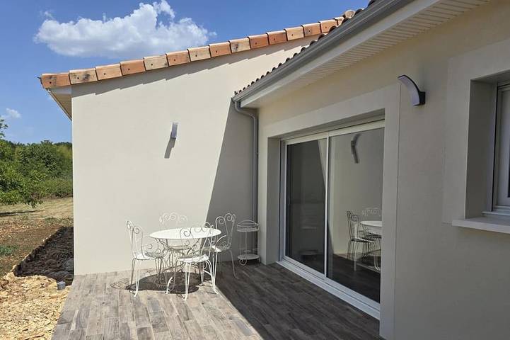 Appartement de vacances pour 4 personnes, avec Terrasse et Jardin