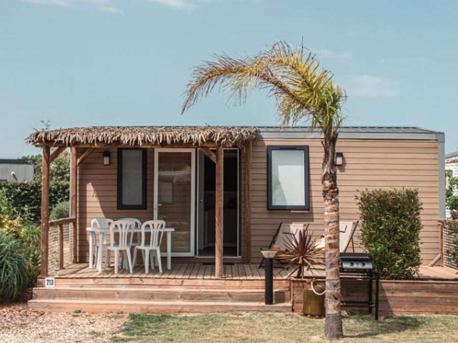 Camping Calypso - Mobilhome 4 personnes - Gamme Prestige - Faré - 2 chambres / 1 salle de bain - Climatisé in Torreilles, Côte d'Améthyste