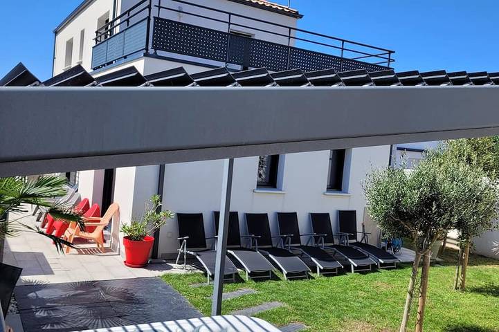 Maison de vacances pour 12 personnes, avec jardin ainsi que jacuzzi et balcon à Bretignolles-sur-Mer