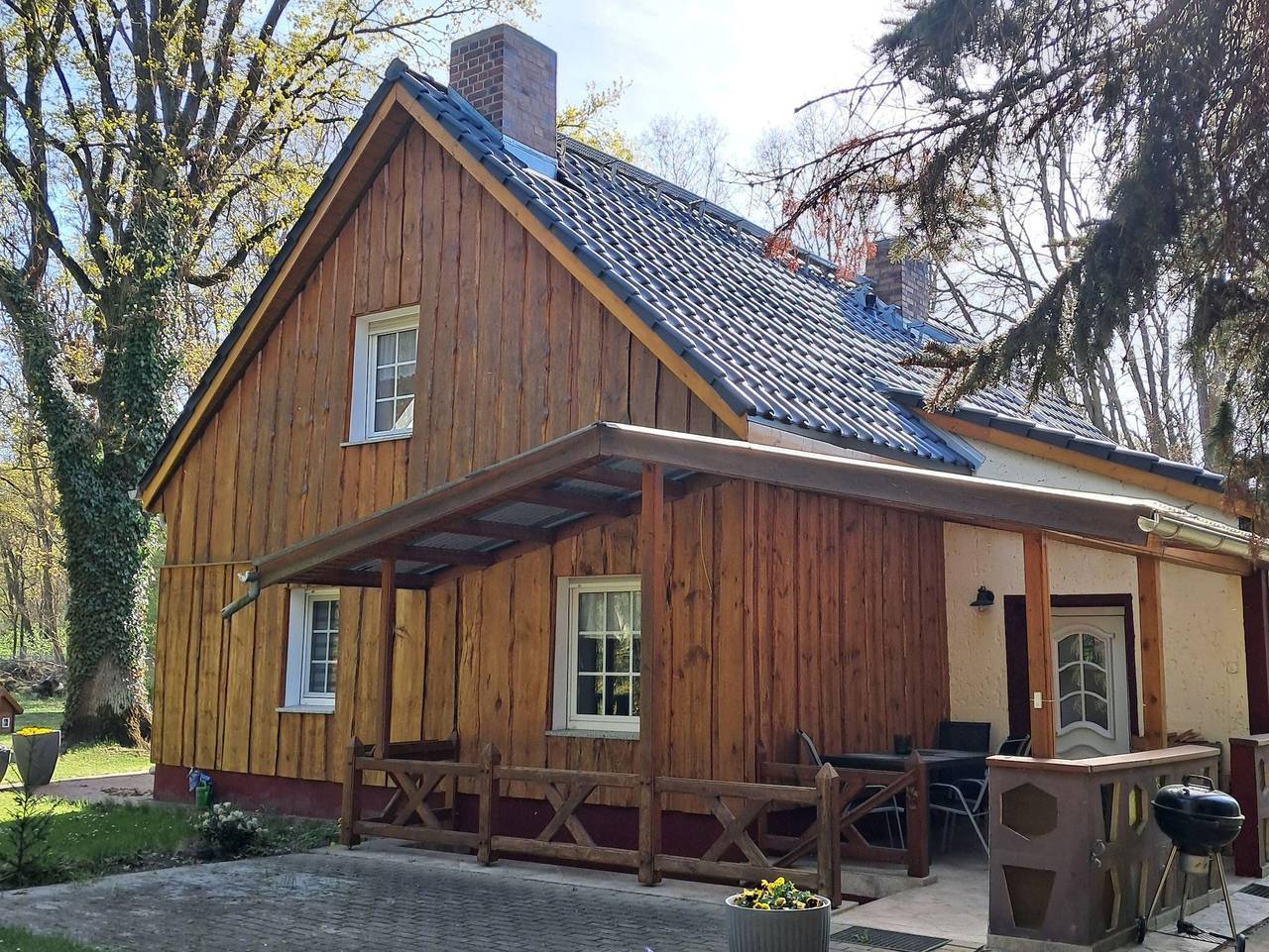 Ganze Ferienwohnung, Ferienhaus mit dem Rad - Ferienwohnung O 2 Sz, 1 Wz, Küche, Du/Wc in Burg (Spreewald), Lausitz