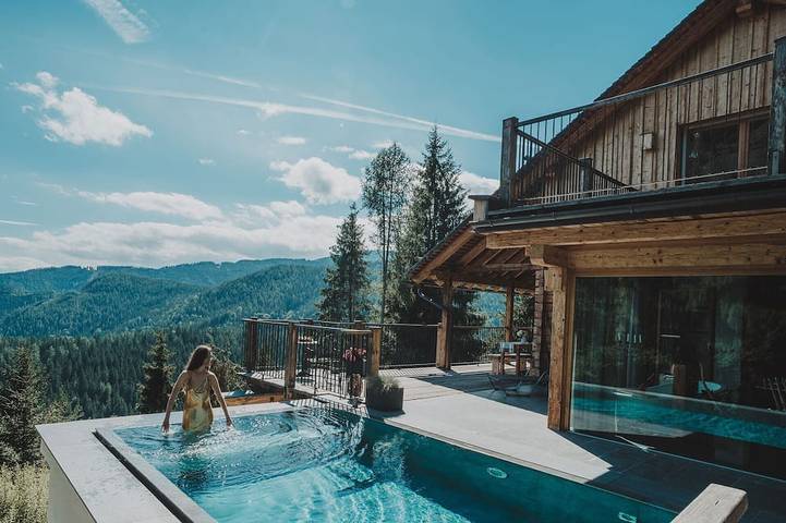 Luxgut - Rebecca - Luxus Chalet in absoluter Alleinlage auf 1000m in St. Stefan ob Leoben, Östliche Obersteiermark