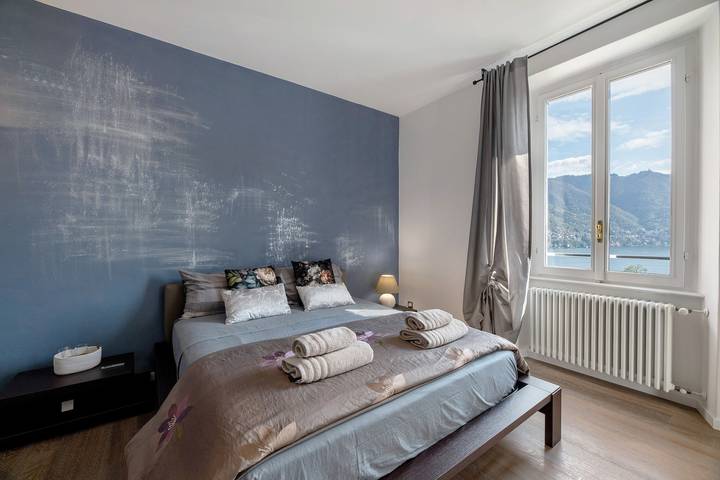 BnB für 4 Personen, mit Balkon am Comer See