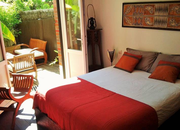 Appartement de vacances pour 4 personnes, avec jardin et terrasse