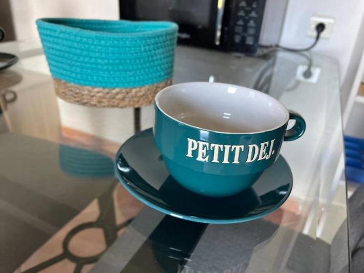 Appartement de vacances pour 2 personnes, avec terrasse ainsi que vue et jardin