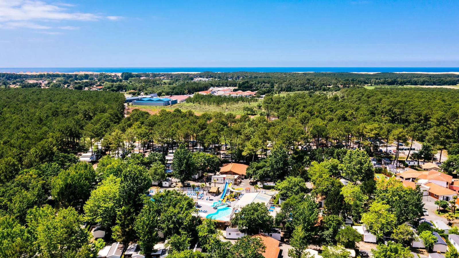 Mobil Home Aqua 4 estancias 6 personas Terrace Semi-Covered in Messanges, Côte d’Argent