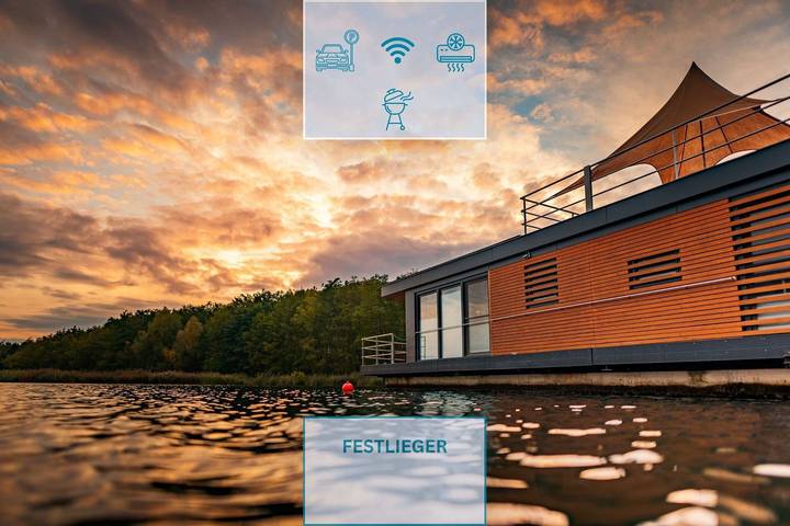 Ferienhaus für 6 Personen, mit Seeblick und Terrasse sowie Ausblick in der Lausitz