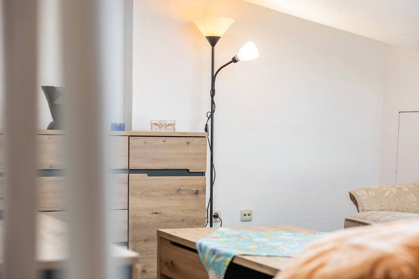 Ganze Wohnung, Ferienwohnung 'Luna' mit Bergblick, Wi-Fi und Klimaanlage in Bindlach, Frankenalb