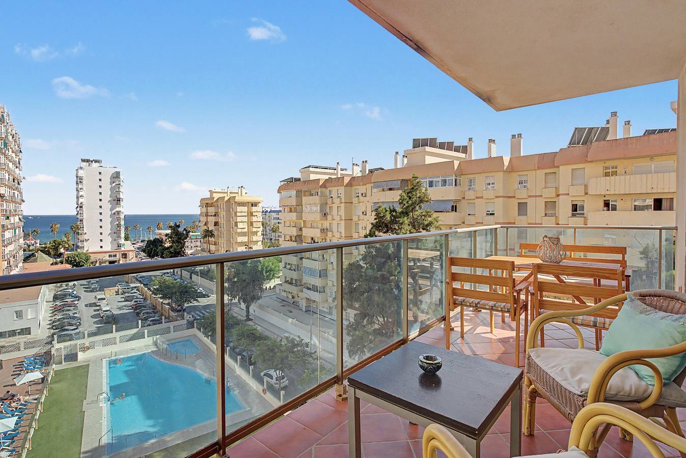 Ganze Wohnung, Apartment 'Bluehorizonbenalmadena' mit Pool, privater Terrasse und Wlan in Benalmádena Costa, Benalmádena