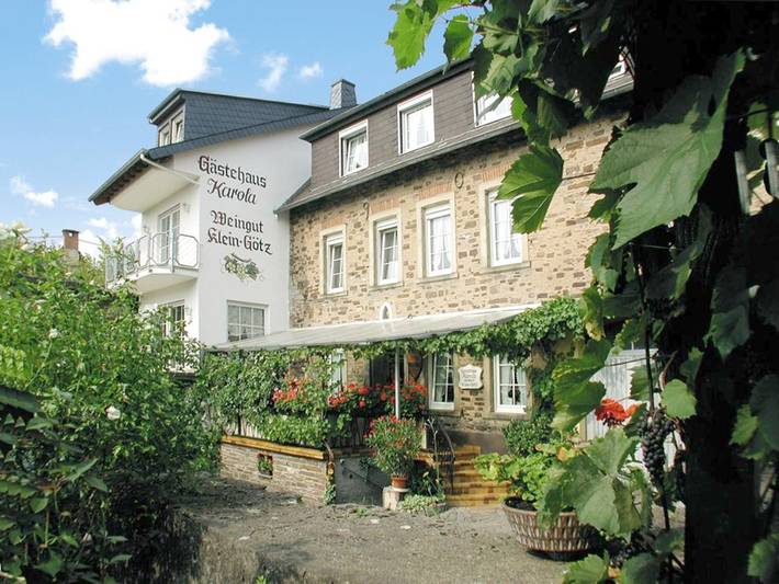 Gästehaus für 3 Personen, mit Terrasse und Garten sowie Ausblick in Bruttig-Fankel