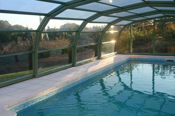 Appartement de vacances pour 3 personnes, avec piscine et jardin