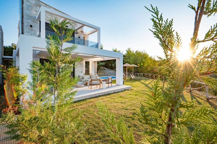 Ferienhaus für 8 Personen, mit Balkon und Terrasse sowie Garten und Ausblick in Chalkidiki - 2