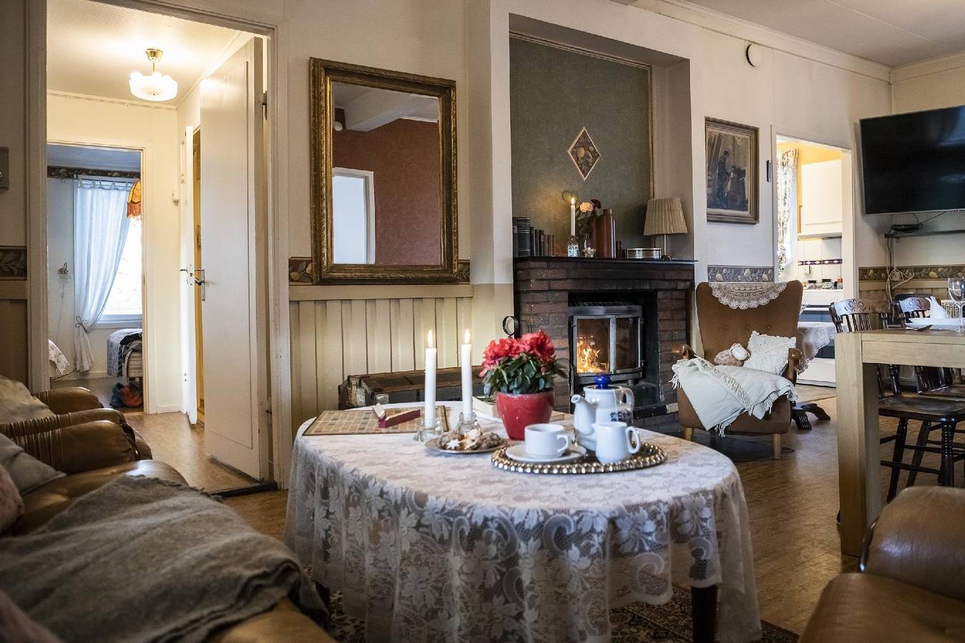 Paradiesische Villa mit Seeblick und Wintergarten in Marbäcks distrikt, Västergötland