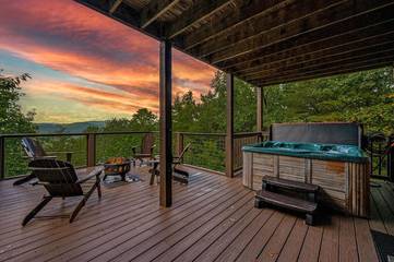 Log Cabin for 4 Guests in Wears Valley, Sevier County, Picture 1