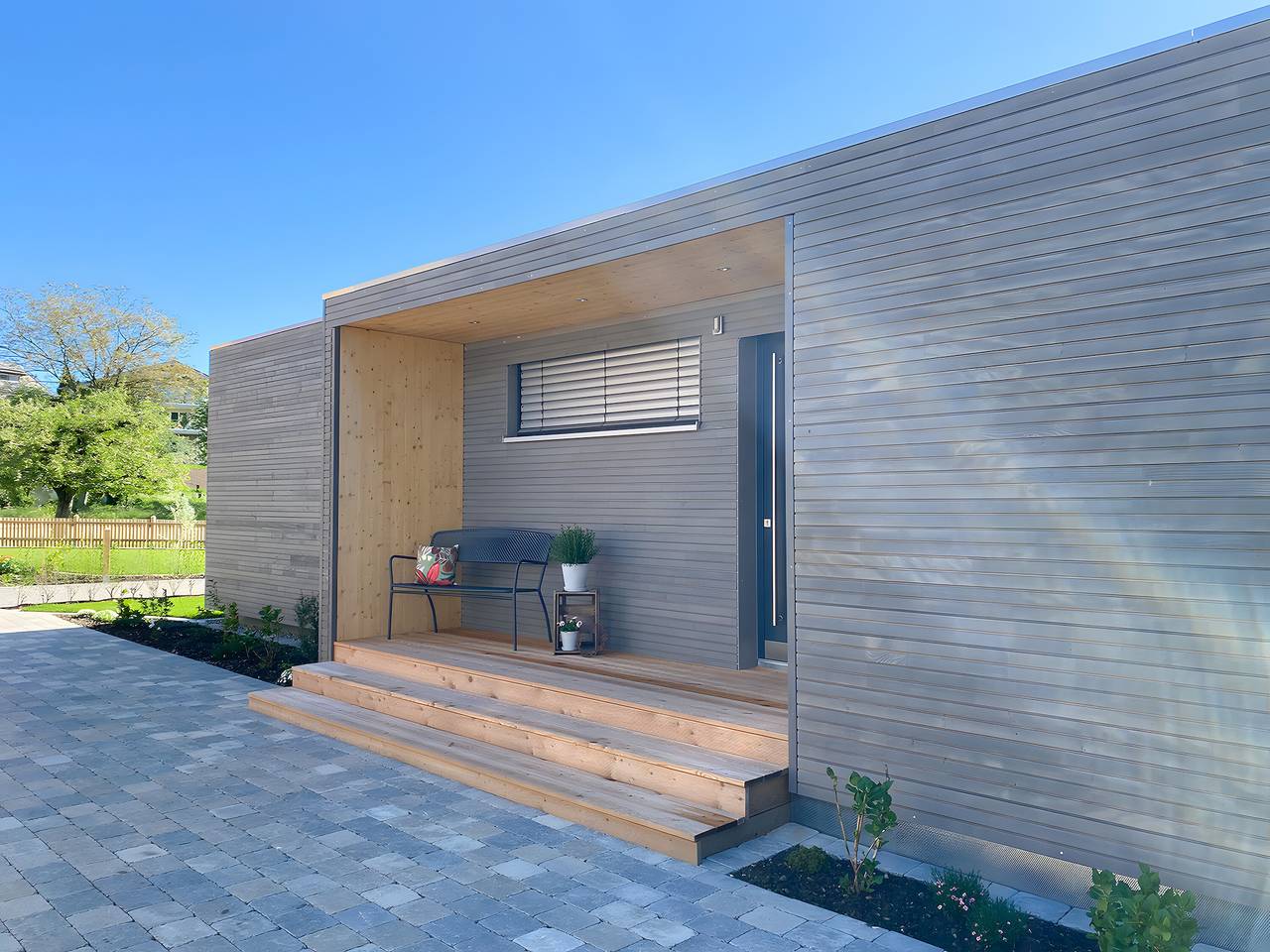 Chalet Zwei mit privater Terrasse, privatem Garten und Wi-Fi in Kressbronn am Bodensee, Bodenseekreis