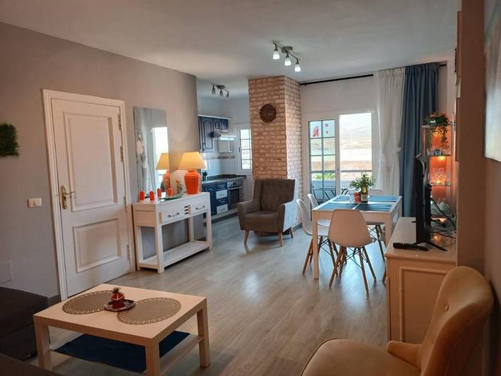 Gîte pour 5 personnes, avec balcon et vue dans Los Abrigos