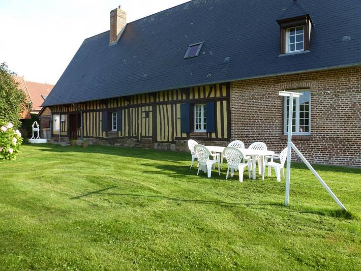 Gîte pour 6 personnes, avec jardin à Anneville-sur-Scie