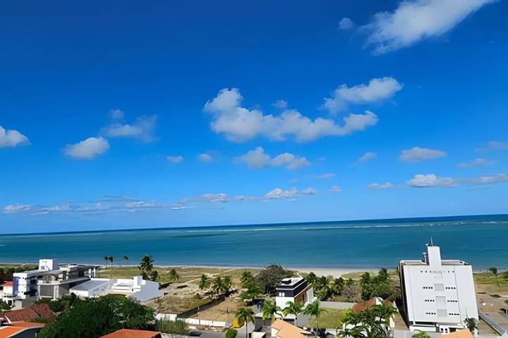 Casas e apartamentos de temporada para 5 pessoas, com terraço e vista e ainda piscina em Camboinha