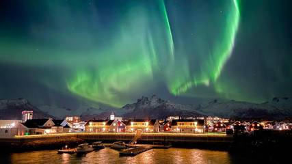 Chalet für 8 Personen, mit Garten und Ausblick auf den Lofoten