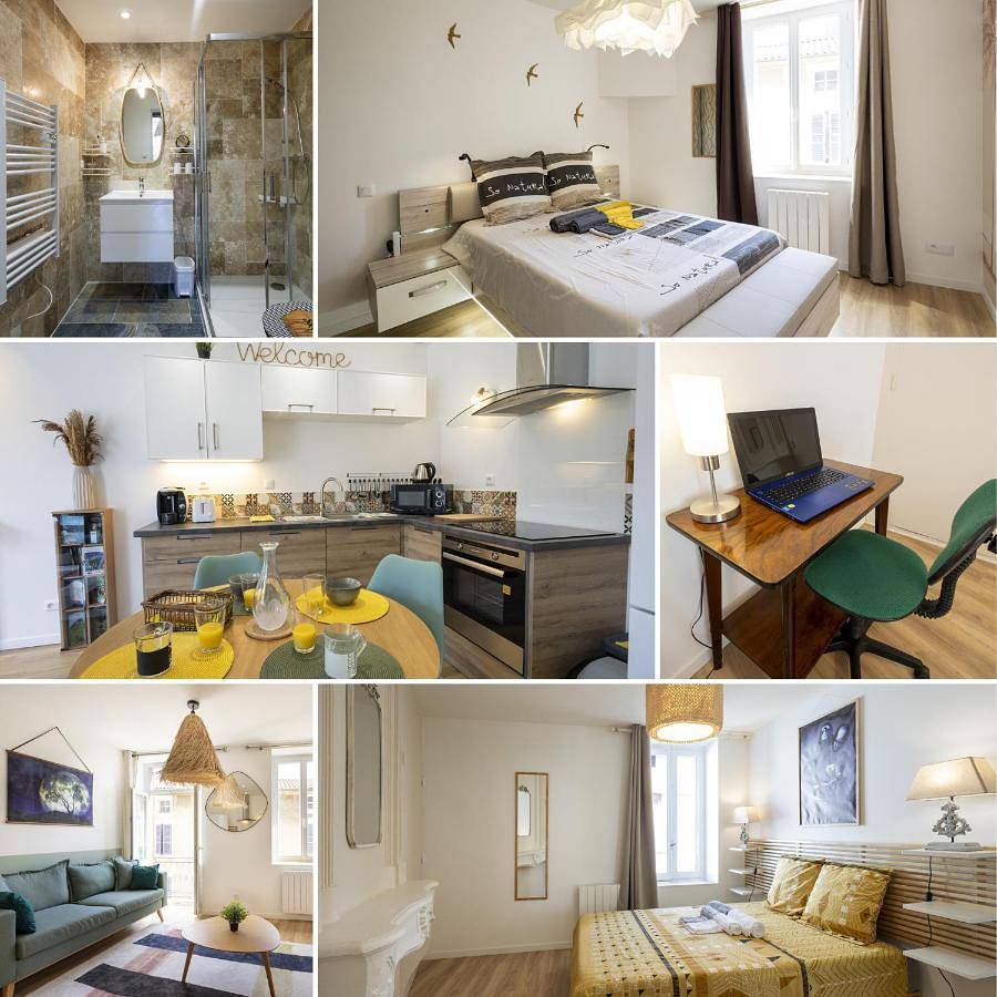 Appartement entier, L'Emeraude - 1 à 4P - Wifi Fibre - Parking Gratuit in Pont-d'Ain, Ain