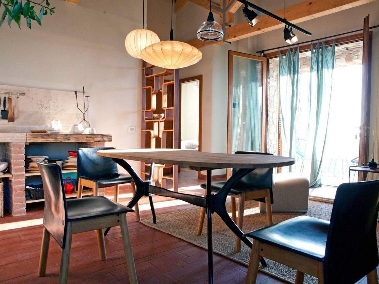 Appartamento intero, "Villa Aria" mit Gemeinschaftspool in Volterra, Pisa e dintorni