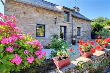 Gîte pour 4 personnes, avec jardin ainsi que terrasse et jacuzzi à Bieuzy