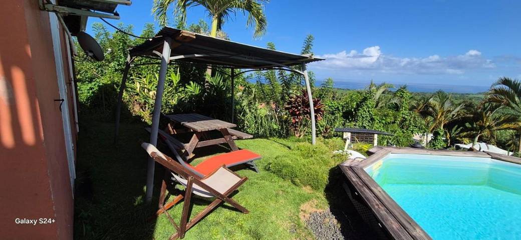 Maison d’hôte pour 2 personnes, avec piscine ainsi que vue et jardin à Capesterre-Belle-Eau - 3