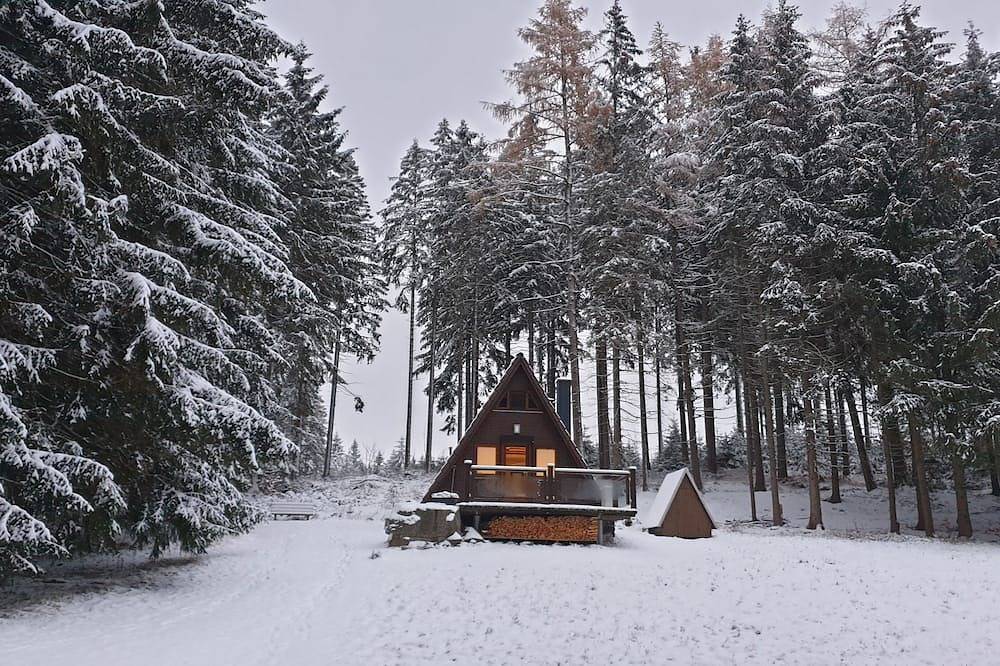 Gemütliche Wander- und Skihütte im Vogtland für Familien und Paare in Hammerbrücke, Muldenhammer