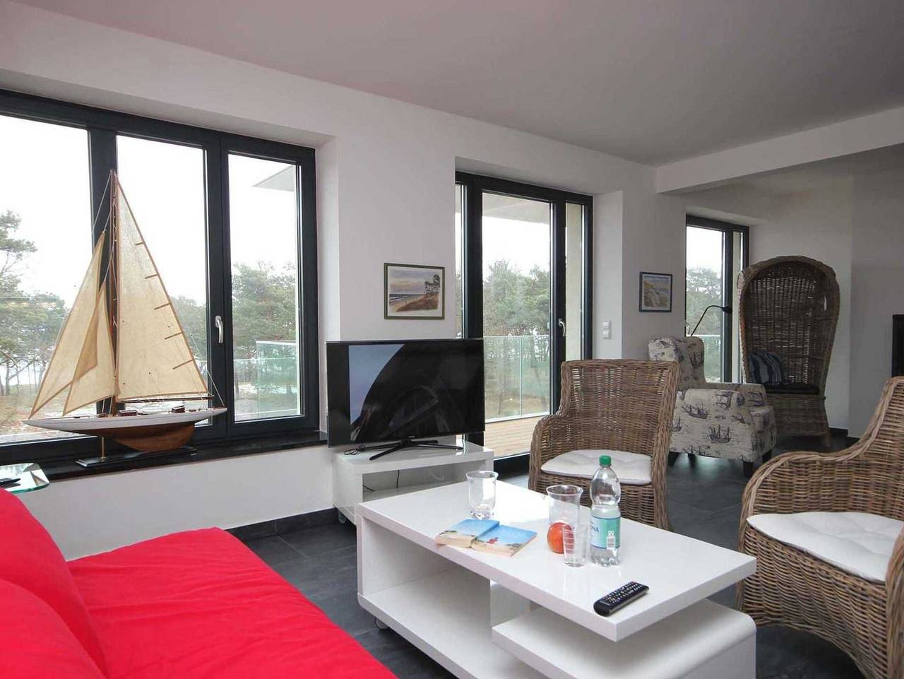 Ganze Ferienwohnung, Haus Proraer Bucht, Whg. 0 in Prora, Bergen auf Rügen und Umgebung