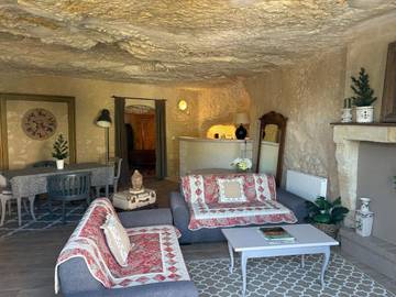 Gîte pour 2 personnes, avec terrasse et vue à Vouvray