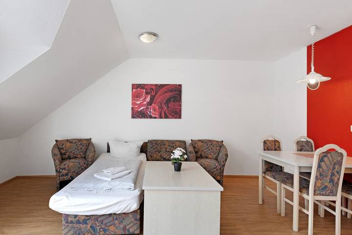 Appartement entier, Appartement 36, Dreiweltencard offerte et balcon – à 2 min à pied du Solemar in Bad Dürrheim, Forêt-Noire centrale