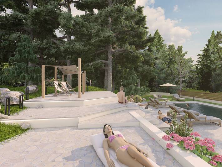 Location de vacances pour 5 personnes, avec piscine et jardin dans Skopelos - 2