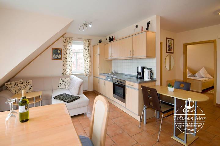 Ferienwohnung für 4 Personen, mit Balkon in Norddeich - 2