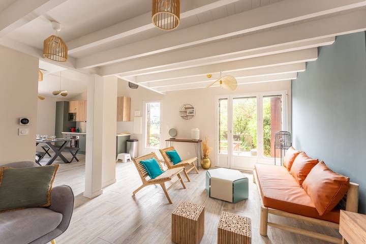 Ferienhaus für 7 Personen, mit Garten in Seignosse