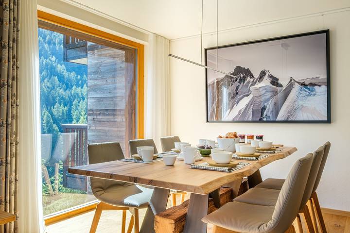 Gîte pour 7 personnes, avec sauna ainsi que balcon/terrasse et balcon dans Grimentz - 2