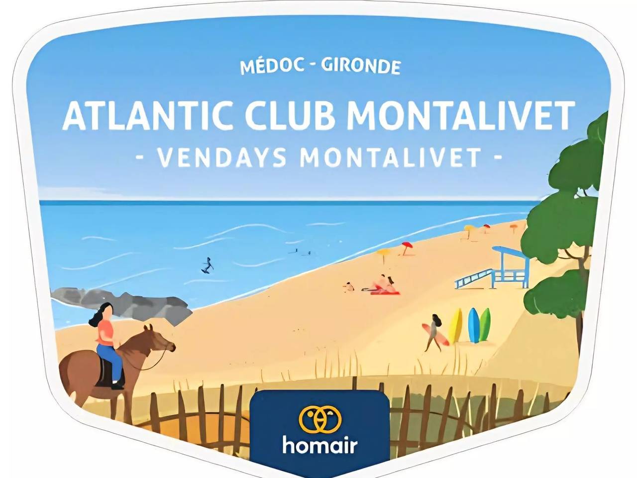 Apartamento entero, 6 estancias 6 personas in Vendays-Montalivet, Lesparre-Médoc region
