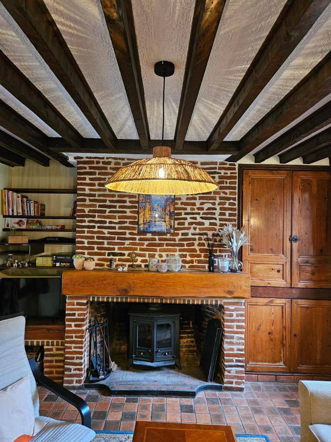 Maison normande au cœur de Le Bec-Hellouin in Le Bec-Hellouin, Région de Bernay