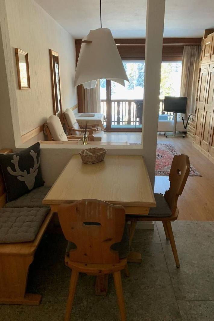 Ganze Wohnung, Chesa la Furia  1 Zi Whg 31m2 in Pontresina, Sankt Moritz