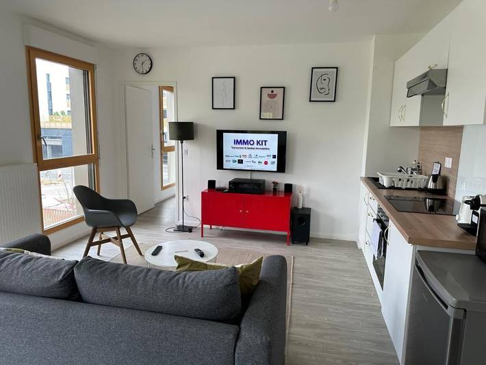 Gîte pour 4 personnes, avec balcon à Villepinte - 3