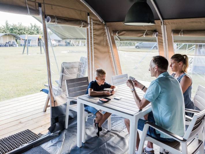 Ferienhaus für 5 Personen, mit Pool und Garten
