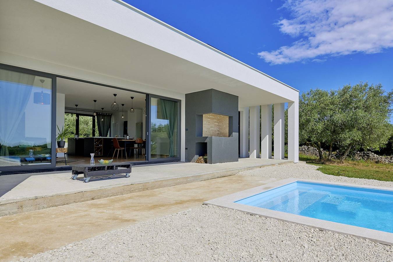 Villa para 4 pessoas com varanda/terraço in Svetvincenat, Istria Central