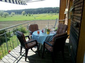 Gîte pour 4 personnes, avec balcon, adapté aux familles à Radolfzell am Bodensee