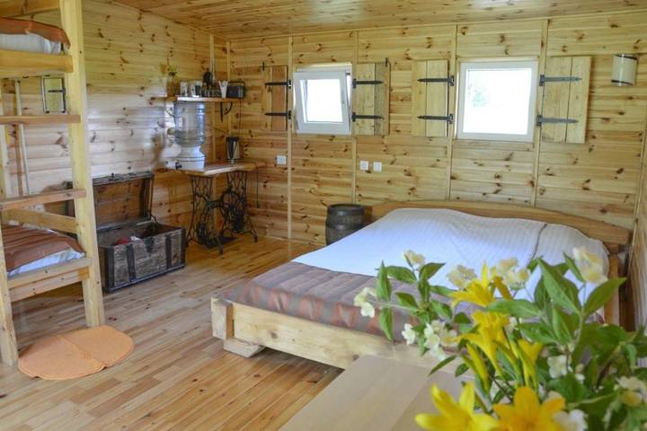 Log cabin for 4 people, with Sauna and View in Latvia