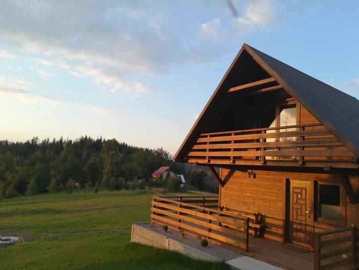 Domek letniskowy dla 17 osób, z widok i taras oraz ogród w Śląsk